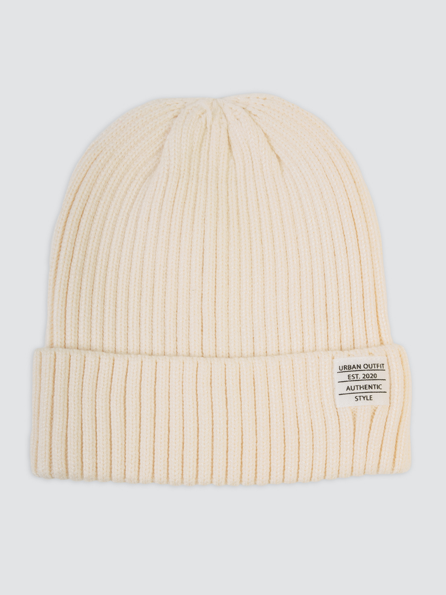 

Шапка бини женская Marmalato 214-005 белая, one size, 214-005