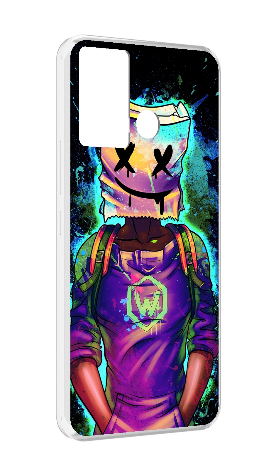 

Чехол MyPads маршмеллоу-глитч для Infinix Hot 12 Play, Прозрачный, Tocco