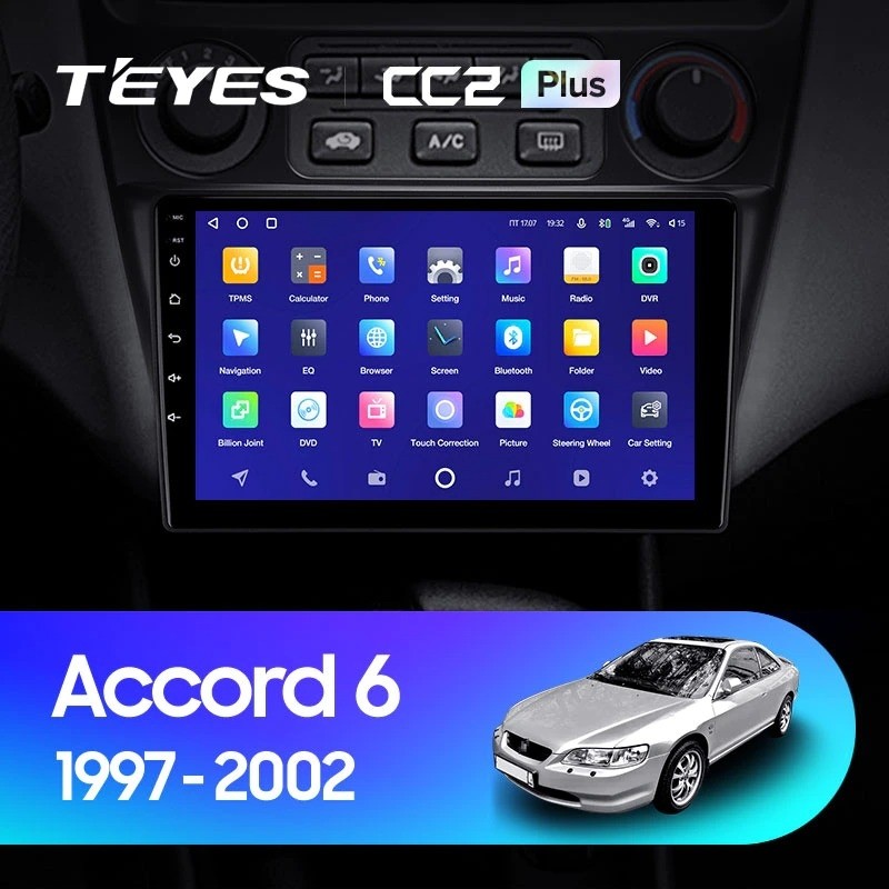 Автомобильная магнитола Teyes CC2 Plus 6128 Honda Accord 6 1997-2002 3840000₽