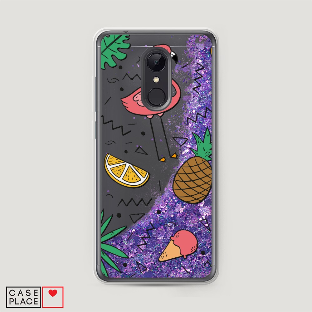 

Чехол Awog на Xiaomi Redmi 5 "Гавайский фон", Разноцветный, 33092-1