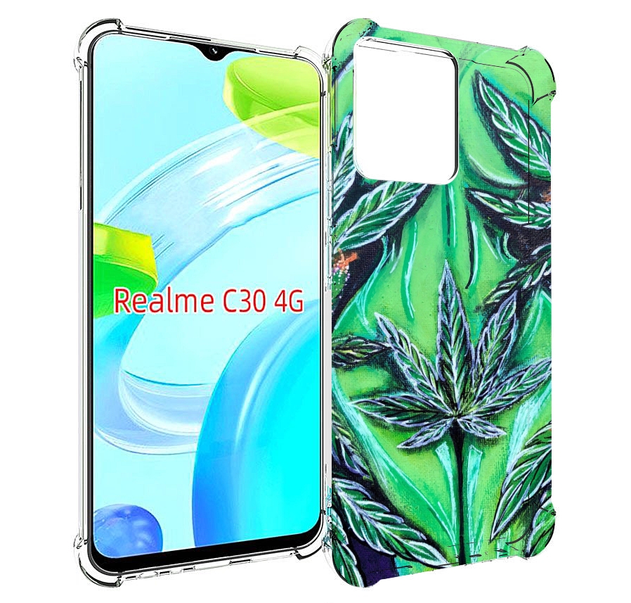 

Чехол MyPads зеленая девушка для Realme C30 4G / Narzo 50i Prime, Прозрачный, Tocco