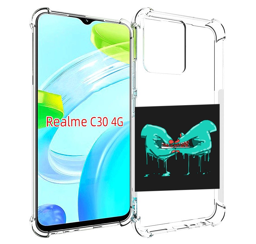 

Чехол MyPads закручиваю-розочки для Realme C30 4G / Narzo 50i Prime, Прозрачный, Tocco