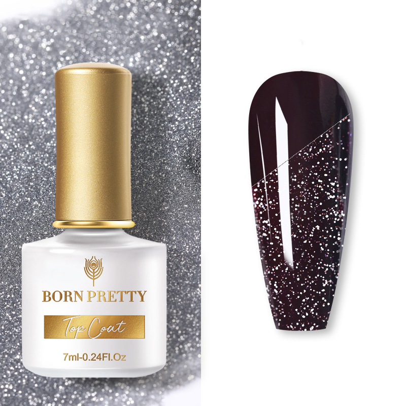 

Топ для гель-лака Born Pretty 52483 Reflective Glitter Top Coat 7 мл, 52483