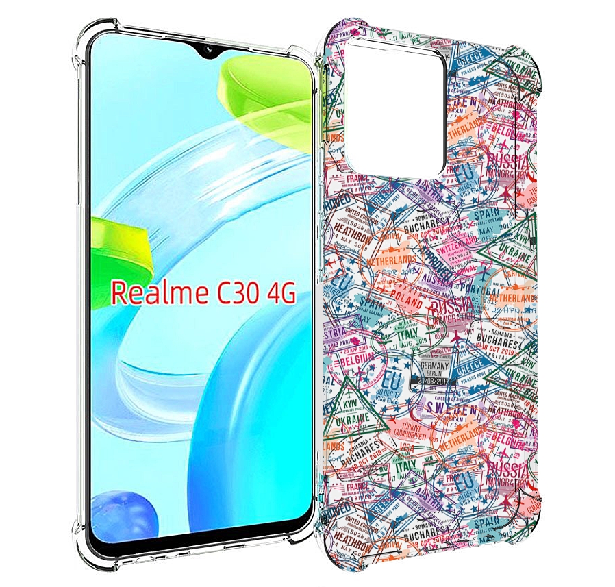 

Чехол MyPads загранчехол для Realme C30 4G / Narzo 50i Prime, Прозрачный, Tocco