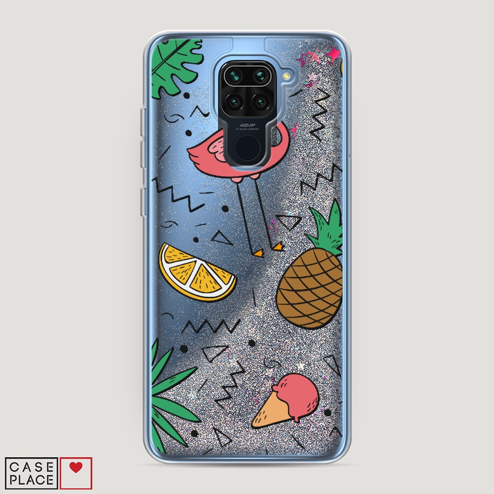 

Чехол Awog на Xiaomi Redmi 10X 4G/Note 9 "Гавайский фон", 38291-1