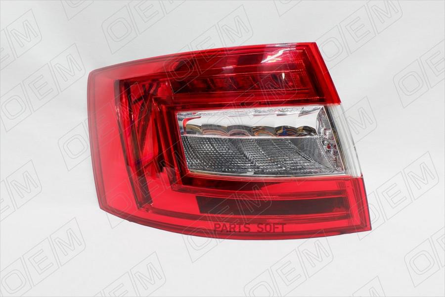 

OEM Фонарь левый Skoda Octavia 3 A7 лифтбек, 2013-2017, светодиодный (LED), OEM0050FONL