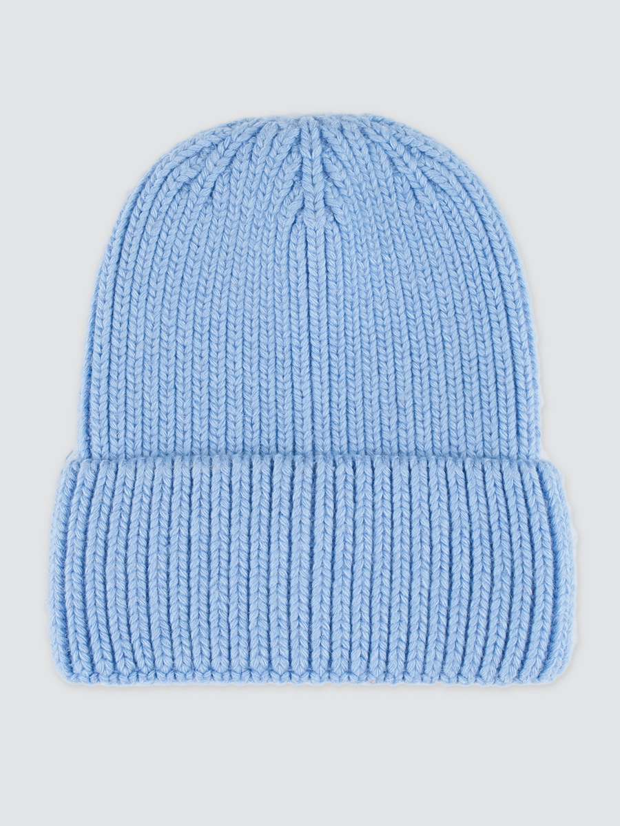 

Шапка бини женская Marmalato 139-010 голубая, one size, 139-010