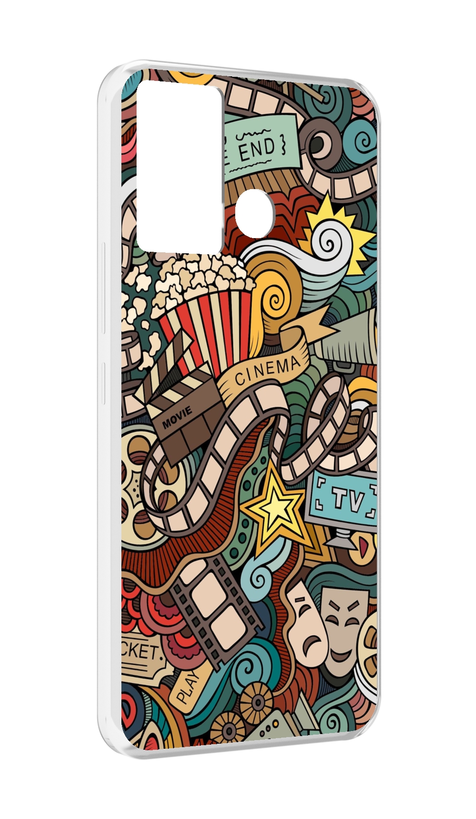 

Чехол MyPads любимое кино для Infinix Hot 12 Play, Прозрачный, Tocco