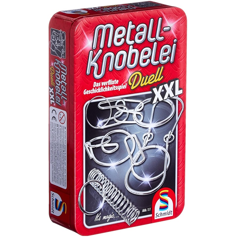 Набор головоломок Schmidt Metall-Knobelei Duell XXL Железная Логика XXL железная логика лучшие игры с роботами