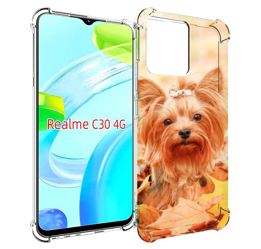 

Чехол MyPads еркширдскии терьер иорк для Realme C30 4G / Narzo 50i Prime, Прозрачный, Tocco