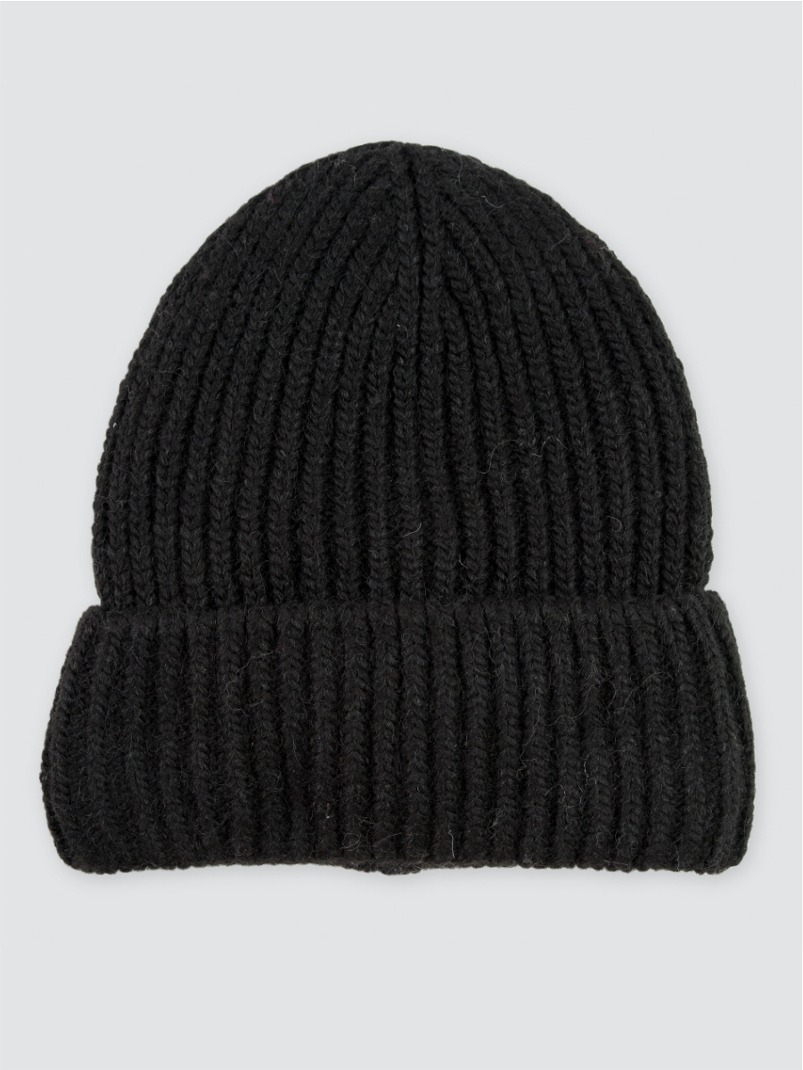 

Шапка бини женская Marmalato 1029-008 черная, one size, 1029-008