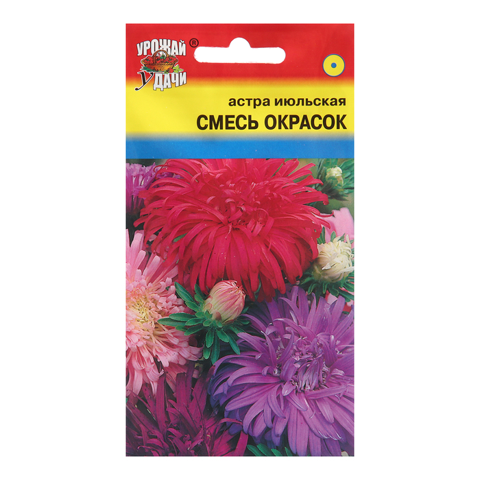 

Семена цветов Астра "Июльская", Смесь, 0,3 г (3 шт.)