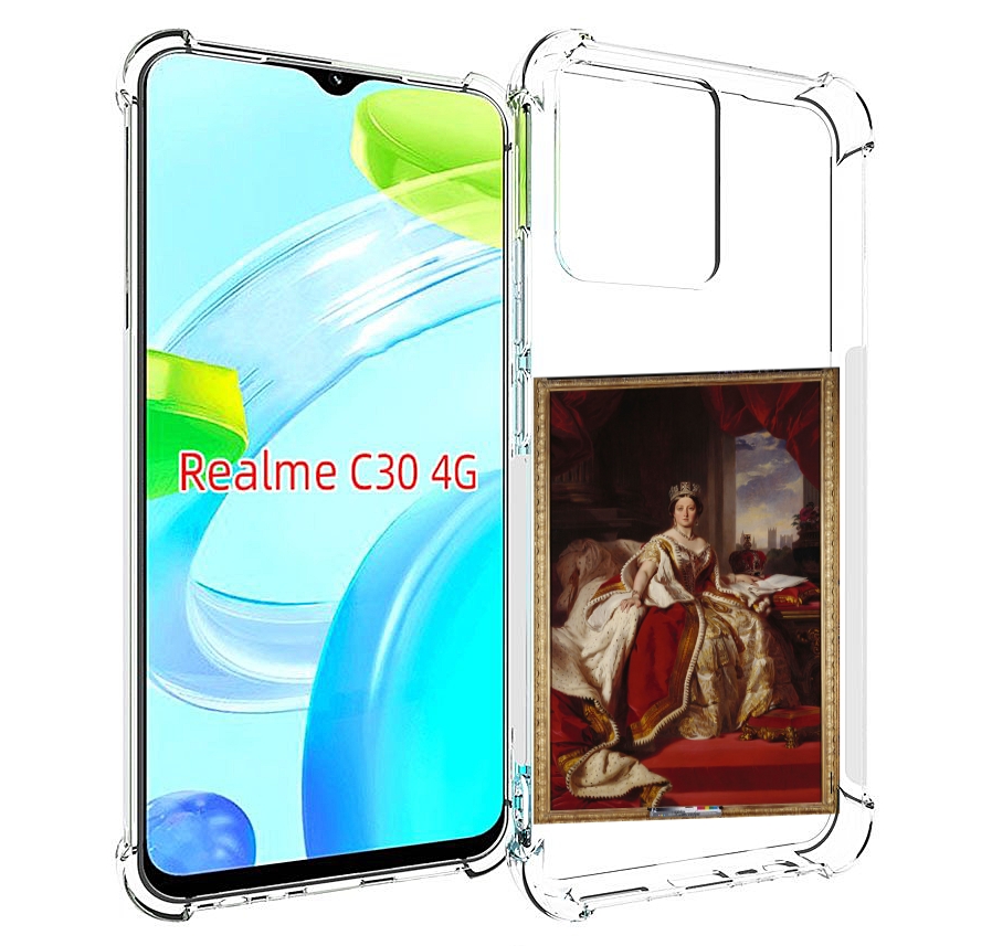 

Чехол MyPads елизавета-2 для Realme C30 4G / Narzo 50i Prime, Прозрачный, Tocco