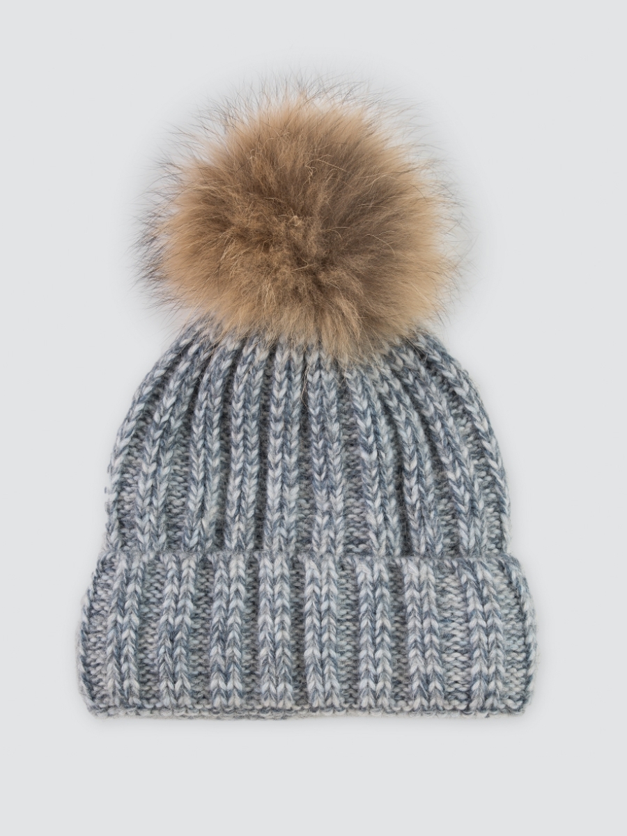

Шапка бини женская Marmalato 1029-003 синяя, one size, 1029-003