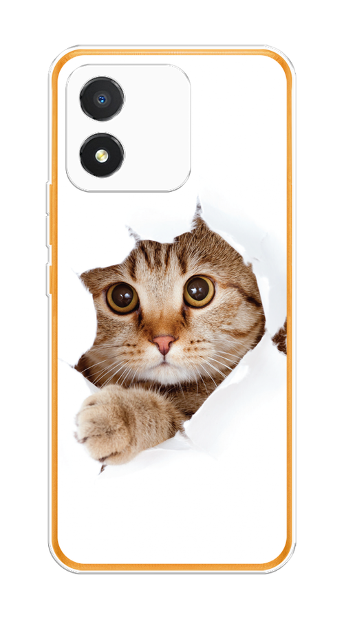 

Чехол на Honor X5 "Кот и бумага", Белый;коричневый, 6120950-1