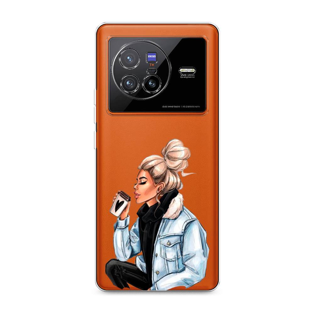 

Чехол Awog на Vivo X80 "Cute girl", Разноцветный, 266550-7