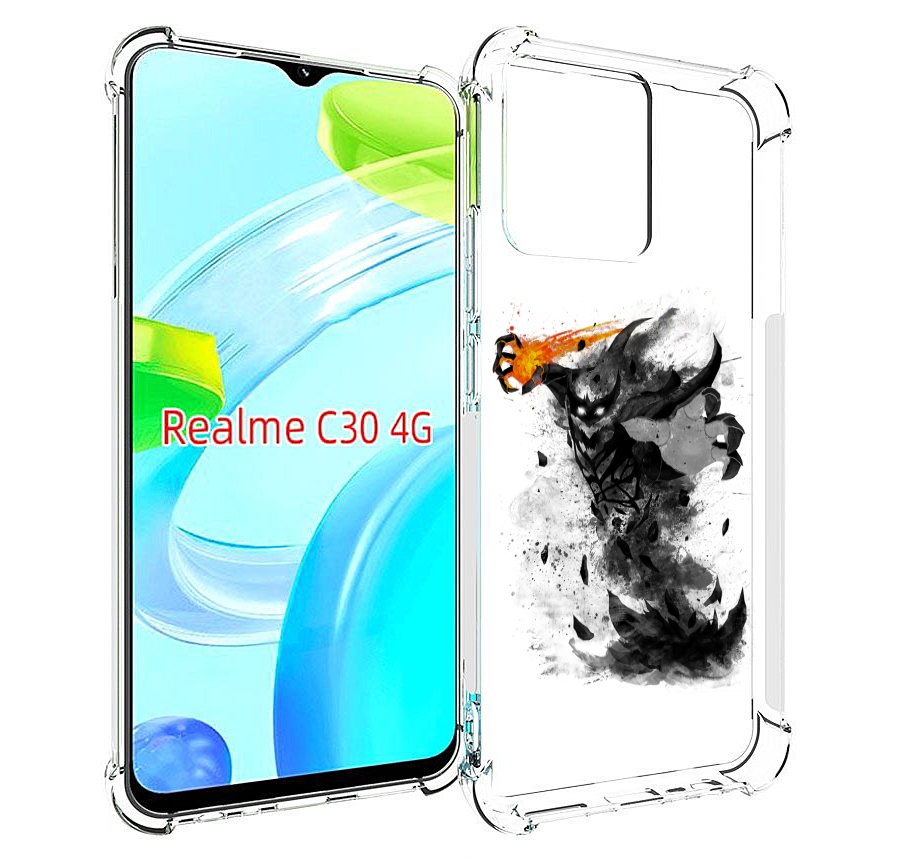 

Чехол MyPads nevermore черно белый для Realme C30 4G / Narzo 50i Prime, Прозрачный, Tocco