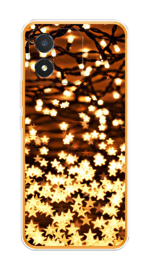 

Чехол на Honor X5 "Новогодняя гирлянда", Золотистый, 6120950-5