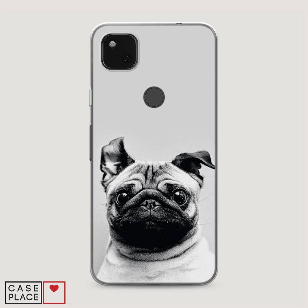 Чехол Awog на Google Pixel 4A Ушастый мопс