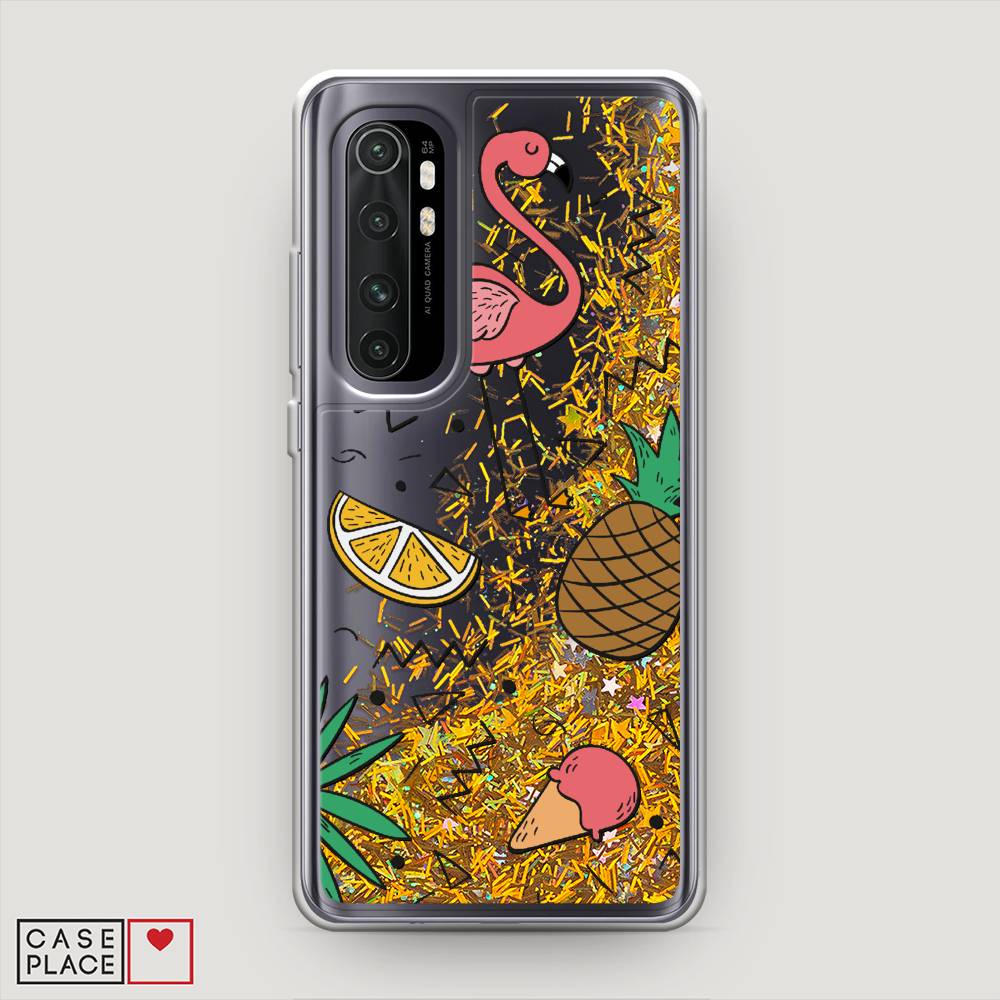 

Чехол Awog на Xiaomi Mi Note 10 Lite "Гавайский фон", Разноцветный, 38490-1