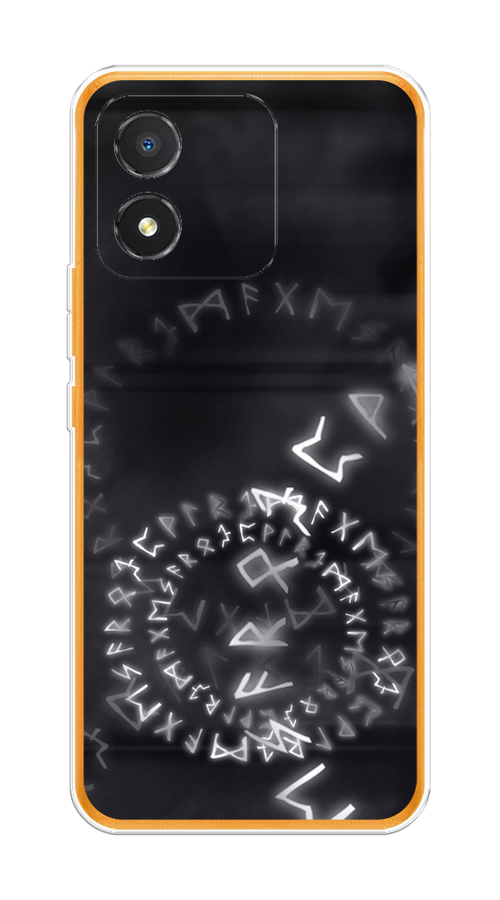 

Чехол на Honor X5 "Руны", Серый;черный, 6120950-3