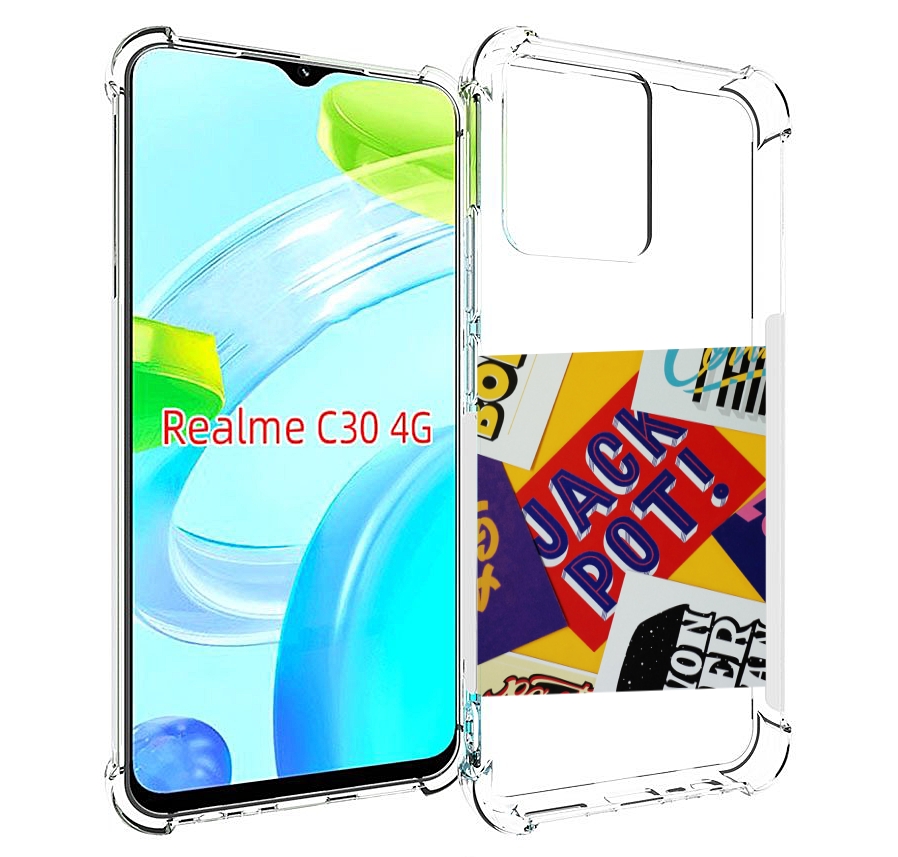 

Чехол MyPads джекпот для Realme C30 4G / Narzo 50i Prime, Прозрачный, Tocco