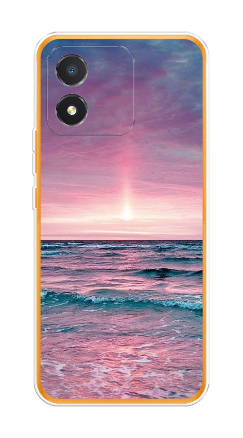 

Чехол на Honor X5 "Восход 3", Розовый;голубой, 6120950-2