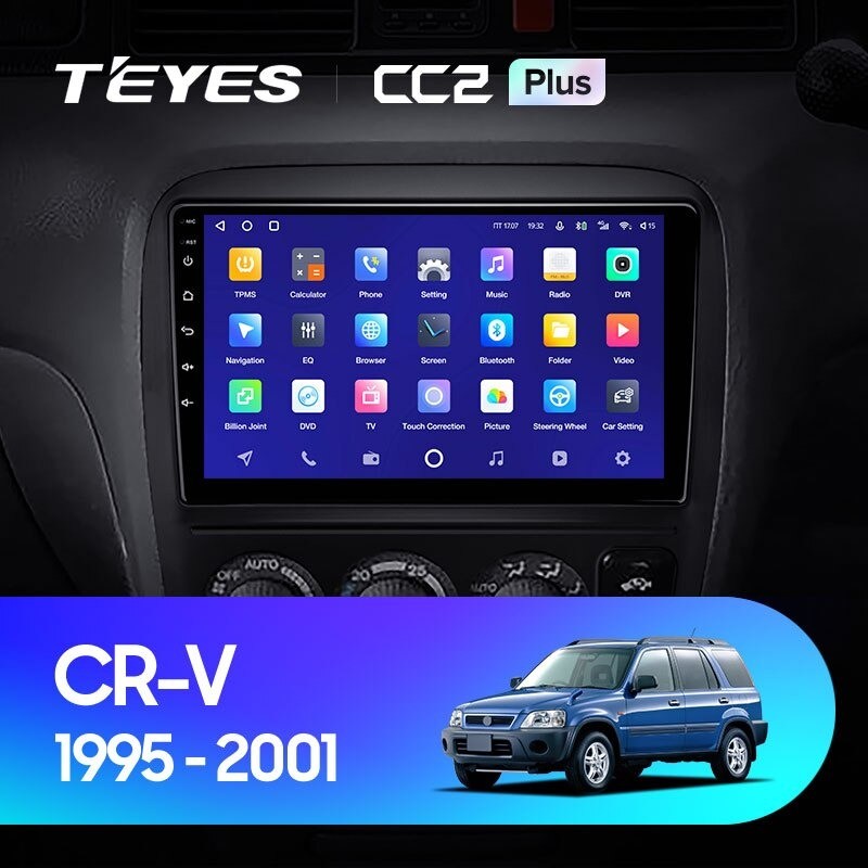 Автомобильная магнитола Teyes CC2 Plus 4/32 Honda CR-V (1995-2001)