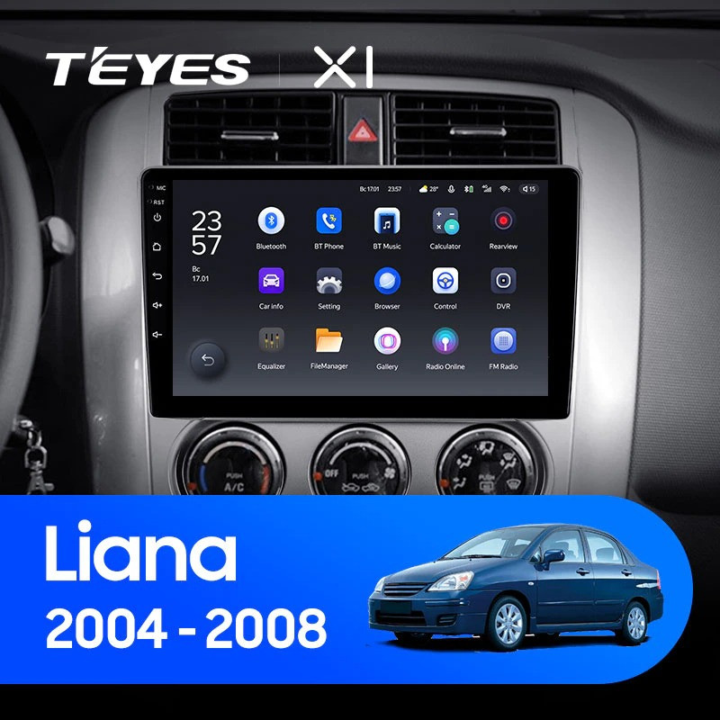 Автомобильная магнитола Teyes X1 4G 232 Suzuki Liana 1 2004-2008 2620000₽