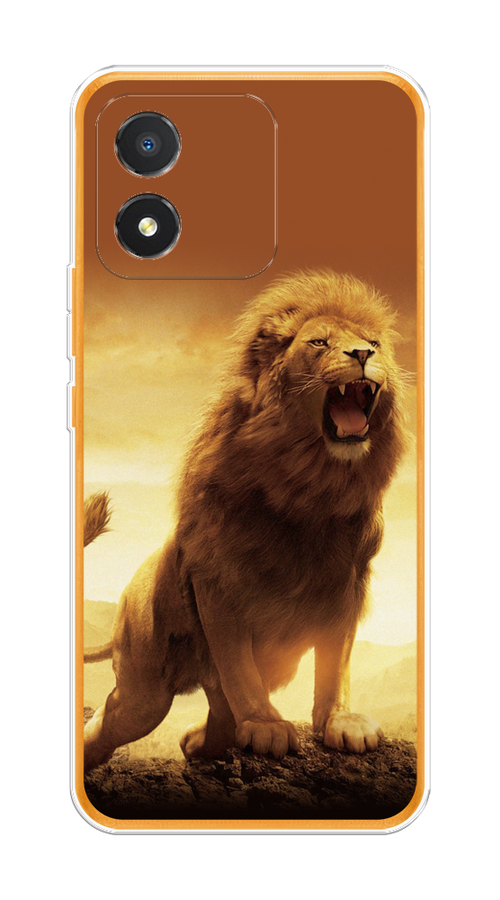 

Чехол на Honor X5 "Львиный рык", Коричневый;желтый;оранжевый, 6120950-1