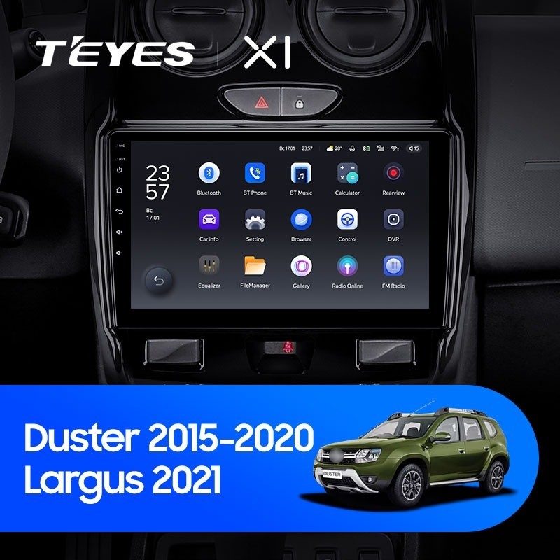Автомобильная магнитола Teyes X1 4G 232 Renault Duster 2015-2020 2800000₽
