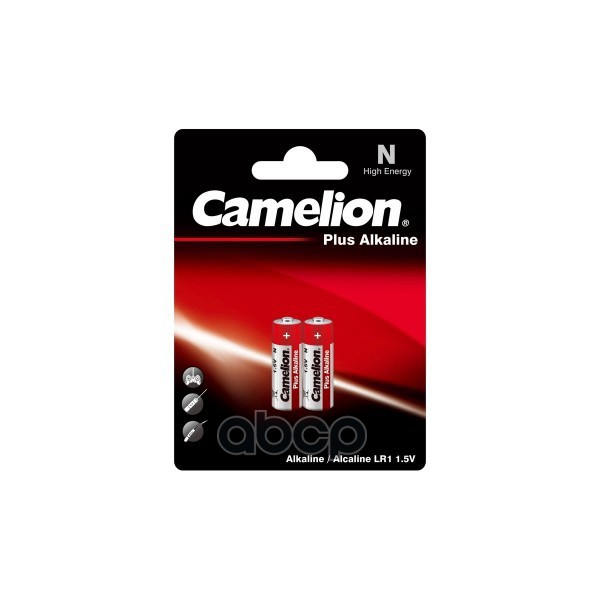 Батарейка Алкалиновая Camelion Plus Alkaline N 1,5v Упаковка 2 Шт. Lr1-Bp2 Camelion арт. L