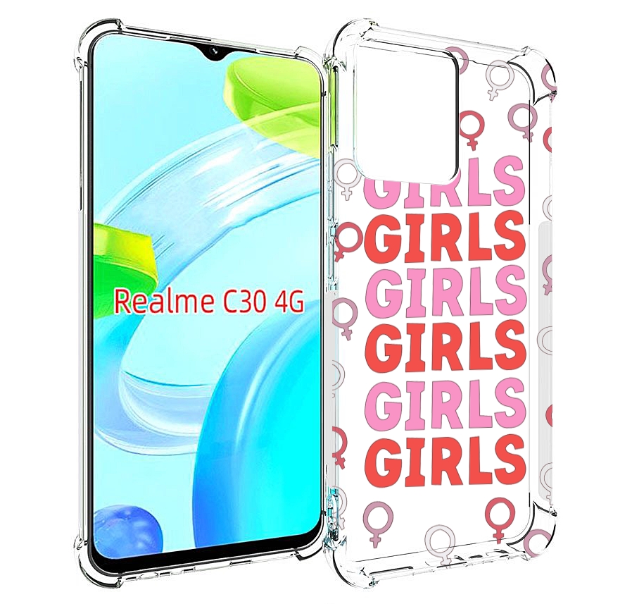 

Чехол MyPads девушки!!! женский для Realme C30 4G / Narzo 50i Prime, Прозрачный, Tocco