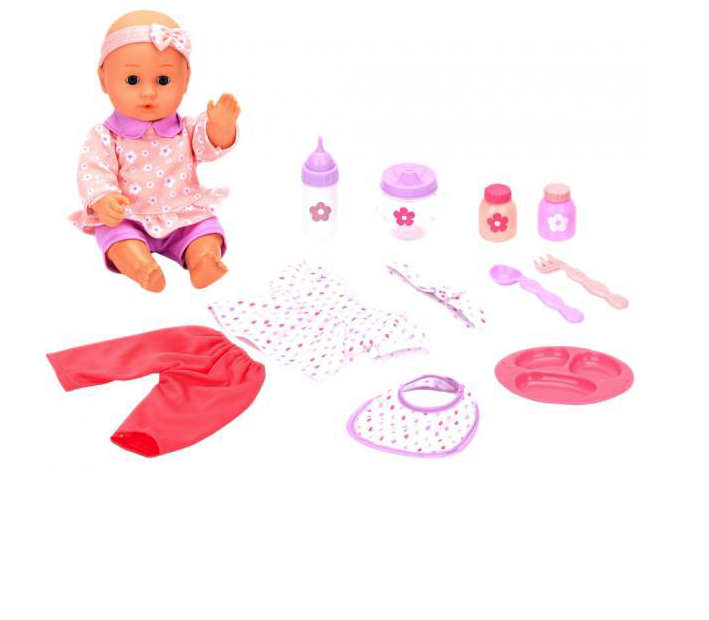 

Кукла Baby Doll One Two Fun с пищевыми принадлежностями 30 см