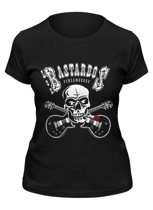 

Футболка женская Printio Los bastardos finlandeses черная 2XL, Черный, Los bastardos finlandeses