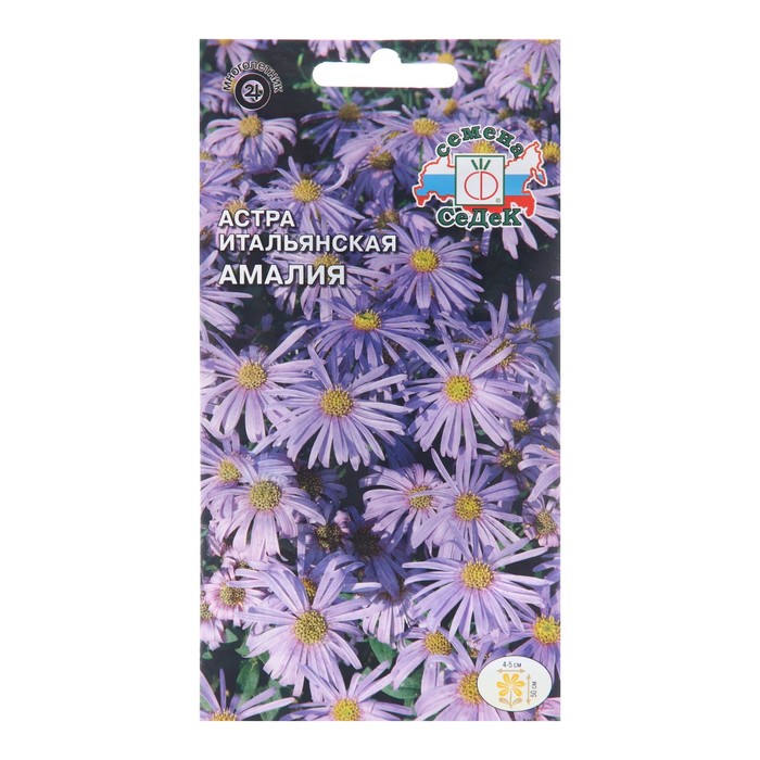 

Семена цветов Астра "Амалия", Евро, 0,1 г (2 шт.)