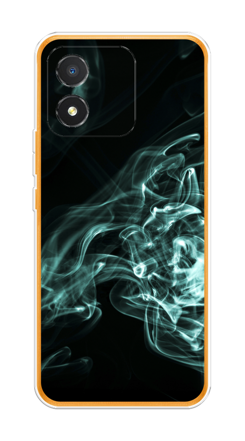 

Чехол на Honor X5 "Дым", Бирюзовый;черный;голубой, 6120950-3
