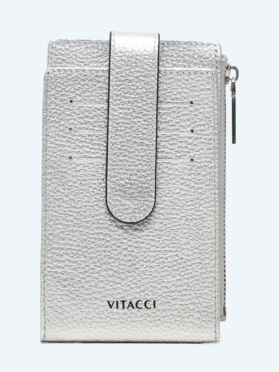 Кошелек женский Vitacci HS814-29P серебряный 3492₽