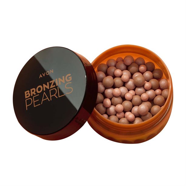 

Бронзер в шариках Avon Теплый загар Warm, Золотистый;коричневый, Bronzing Pearls