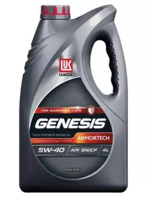 фото Моторное масло lukoil genesis armortech 5w-40 4л. 3148675