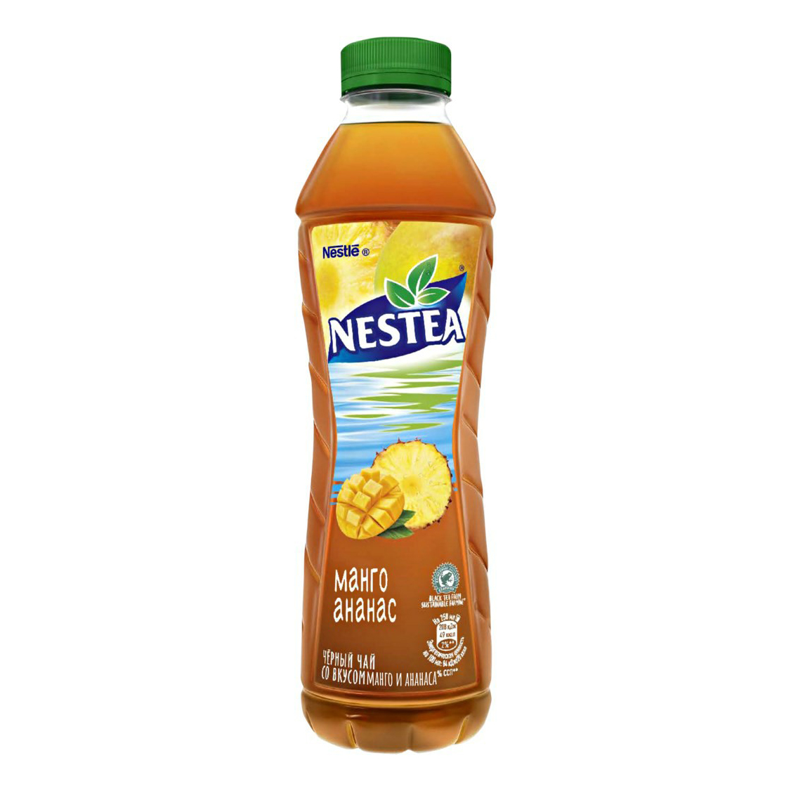 фото Холодный чай nestea черный со вкусом манго-ананаса 1 л