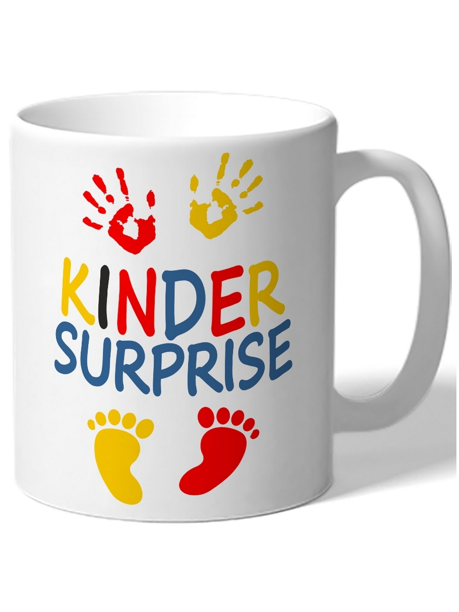 

Кружка DRABS Kinder surprise следы ладошек и ступней