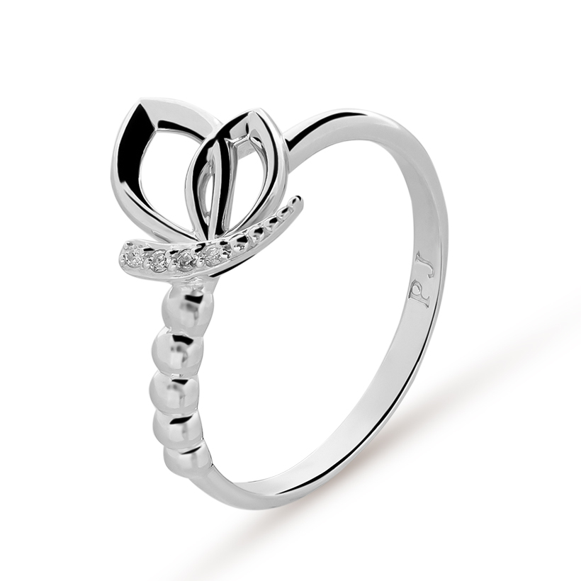 

Кольцо из серебра с фианитом р. 17.5 Pepela Jewelry PJ1-001, PJ1-001