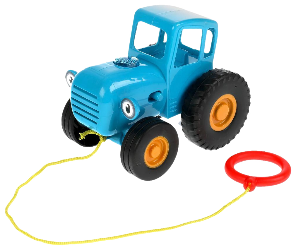 Развивающая музыкальная игрушка Умка Синий трактор на веревочке 15 песен умка развивающая игрушка музыкальная дуга