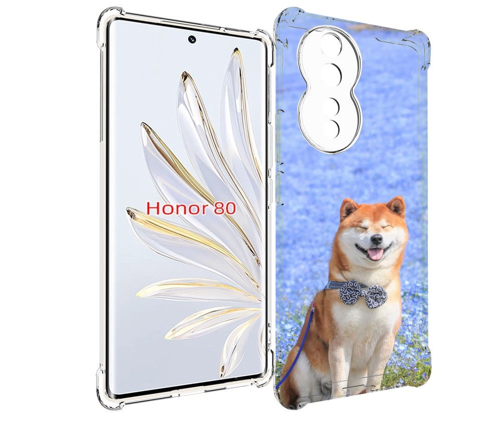 

Чехол MyPads сиба шиба ину 2 для Honor 80, Прозрачный, Tocco