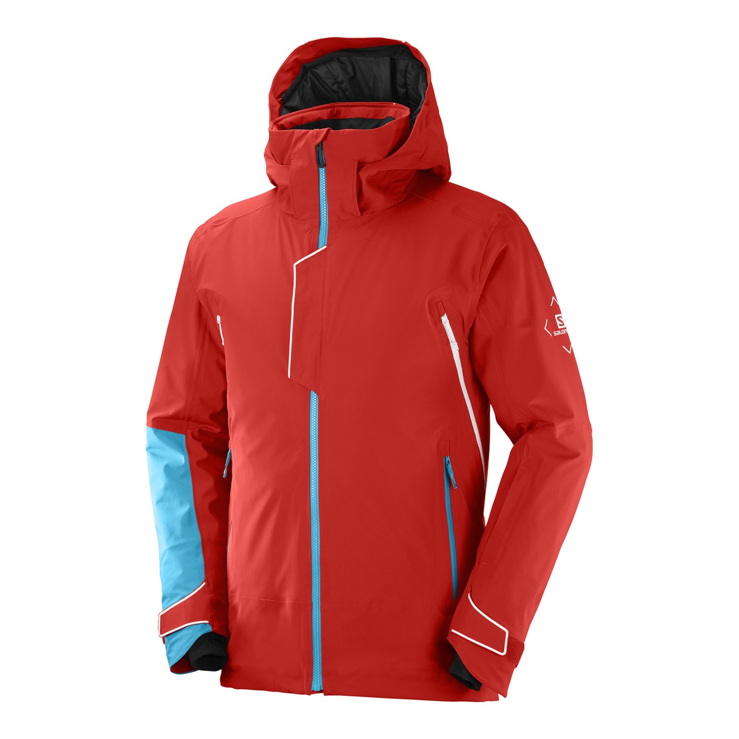 фото Куртка salomon race jacket m, goji berry/barrier reef, xxl int