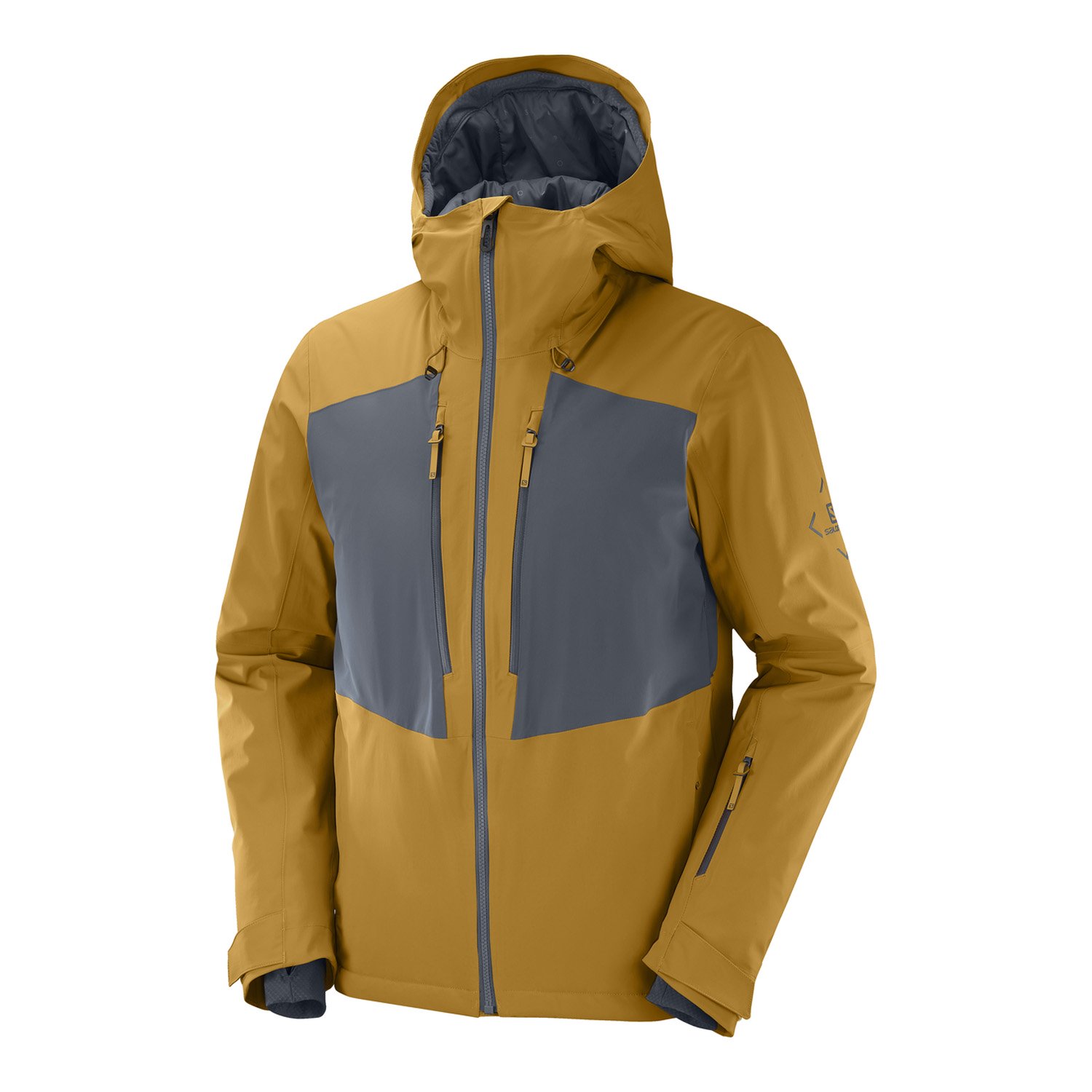 фото Куртка salomon highland jkt m, bronze brown/cumin, xxl int