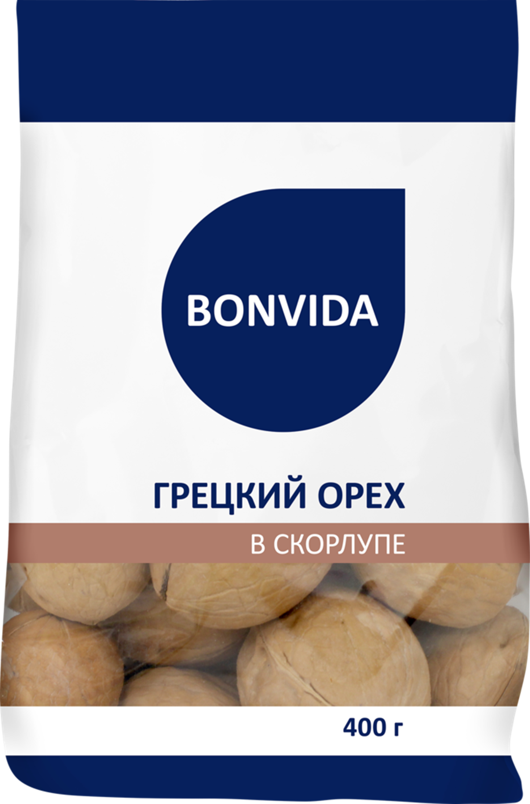 Орехи грецкие Bonvida неочищенные 400 г