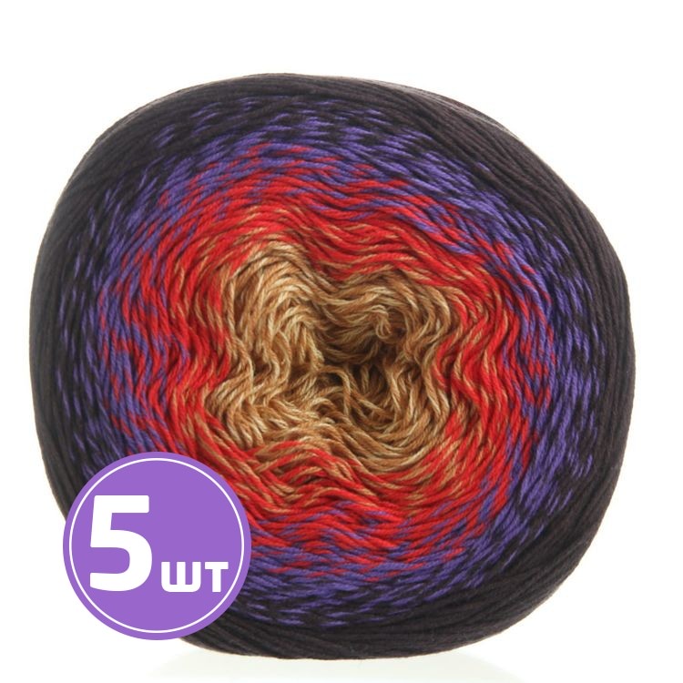 

Пряжа YarnArt Flowers 265 мультиколор 5 шт по 250 г, Разноцветный
