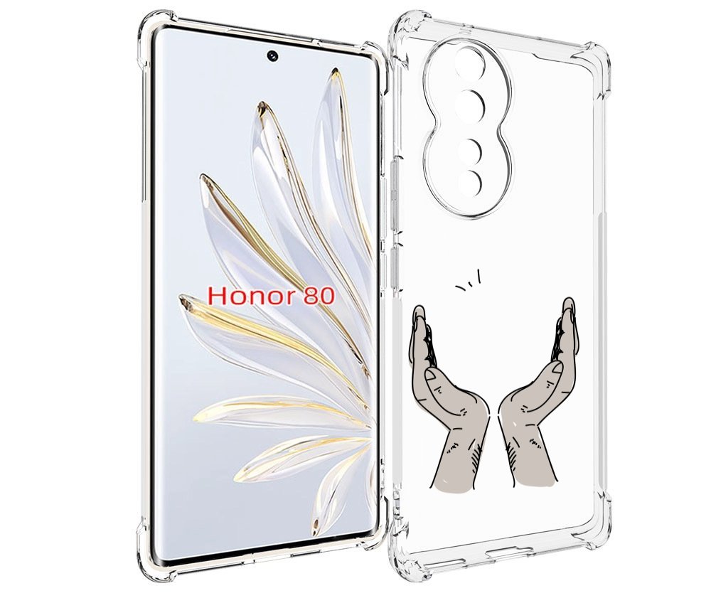 

Чехол MyPads руки-тянутся-к-небу для Honor 80, Прозрачный, Tocco
